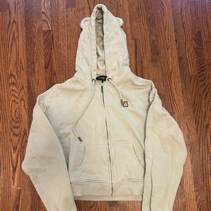 TEDDY FRESH Women’s Classic Bear Ear Zip Hoodie